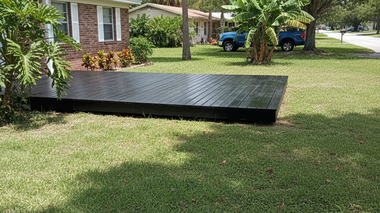 Deck Railing Installation completed by Omega Deck Co in Punta Gorda, FL