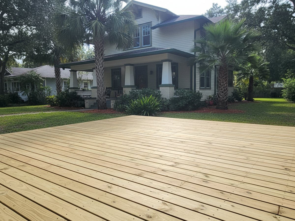 Deck Resurfacing & Board Replacement completed by Omega Deck Co in Punta Gorda, FL