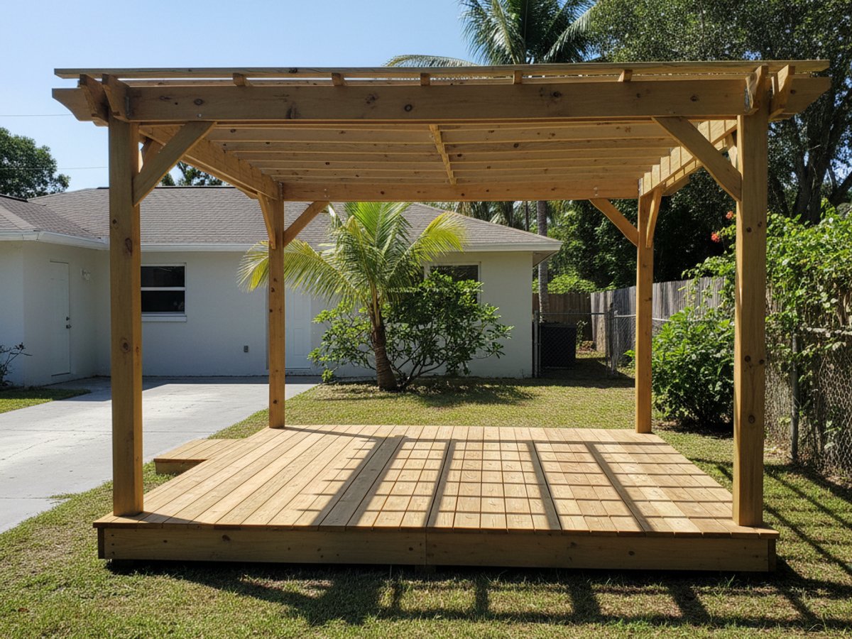 Deck Installation completed by Omega Deck Co in Placida, FL